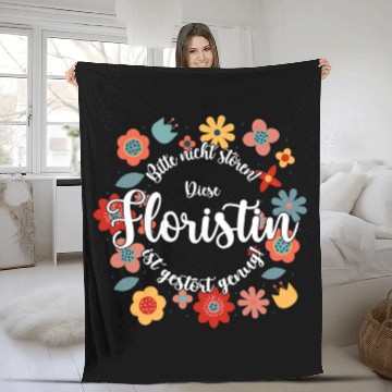 Discover Womens Florist 2Please do not disturb you Fleece Blankets