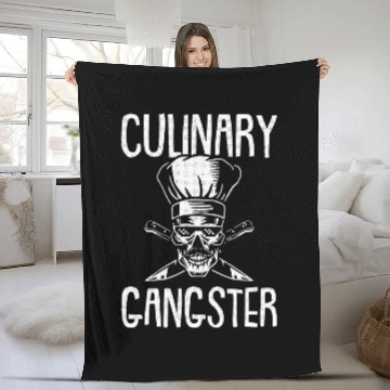 Discover Culinary Gangster Chef Kitchen Staff Baker Cook Ing Gift Baseball Tees Fleece Blankets