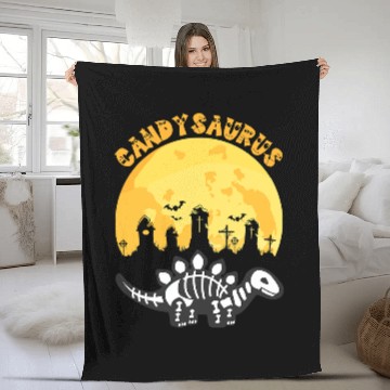 Discover Dinosaur Pet Skull Halloween Dinosaur Skeletons Candysaurus Costume Graveyard Baseball Tees Fleece Blankets