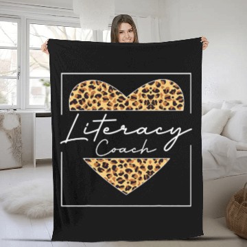 Discover Book Fun Reading Teacher Back School Special Literacy Coachs Squad 46 Fleece Blankets