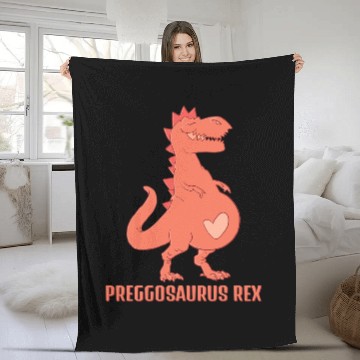 Discover Dinosaur Pet Mamasaurus Trex Pregnancy Announcement Dinosaur Preggo Baseball Tees Fleece Blankets