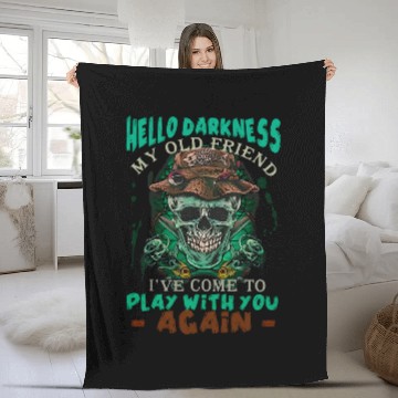 Discover Hello Darkness My Old Friend Ive Come To Play With You Baseball Tees Fleece Blankets