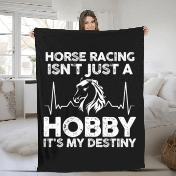 Discover Horse Pet Racing isnt just a Hobby its my Destiny Baseball Tees Fleece Blankets