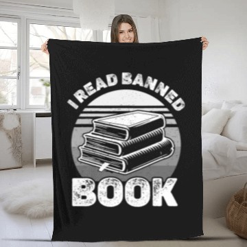 Discover Book Fun I Read Banned Books Week Librarian Freadom Reader Nerd 1 Zip Fleece Blankets