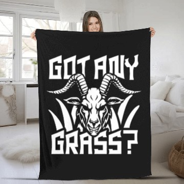 Discover Goats Pet Got Any Grass Owner Pet Animal Fleece Blankets