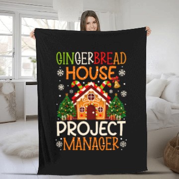 Discover Decorating Gingerbread House Project manager Baking Xmas Baseball Tees Fleece Blankets