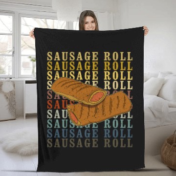 Discover Sausage roll savoury baking eating culinary cooking cuisine 11 Fleece Blankets