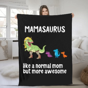 Discover Dinosaur Pet Mamasaurus Like a Normal Mom But More Awesome Dinosaur Mom Baseball Tees Fleece Blankets