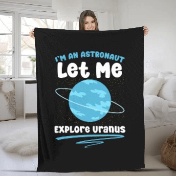 Discover Im Astronaut Astronomer Space Astronomy Planet Uranus Baseball Tees Fleece Blankets