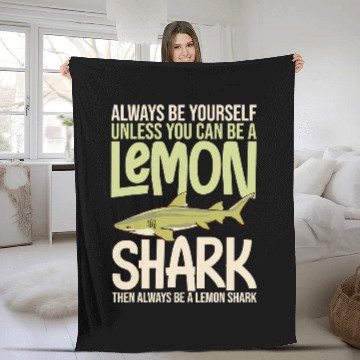 Discover Shark Pet Lemon Shark Animal Tooth Funny Ocean 3 2 Baseball Tees Fleece Blankets