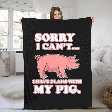 Discover Pig Pet Plans With Pig Ironic Farmer Farm Animal Baseball Tees Fleece Blankets