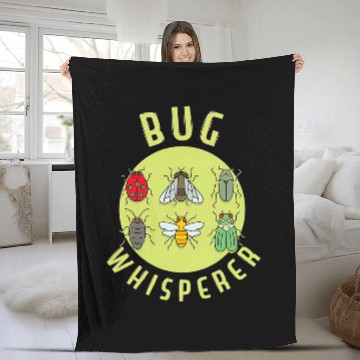 Discover Entomologist Top Bug Whisperer Science Study Baseball Tees Fleece Blankets