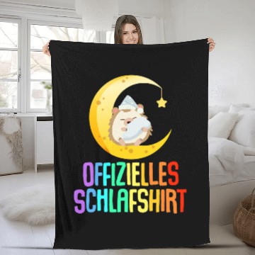 Discover Hedgehog Pet Official Sleep Pyjama Nightdress Hedgehogs Fun Fleece Blankets