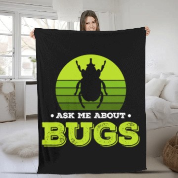 Discover Insect Bug Entomology Future Entomologist 23 Fleece Blankets