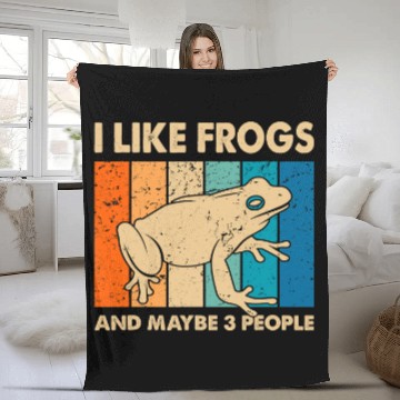 Discover Frog Pet Amphibian Animals Cute Frog Design For Toad Lover Baseball Tees Fleece Blankets