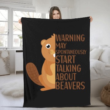 Discover Beaver Pet Warning May Spontaneously Start Talking About Beavers Fleece Blankets
