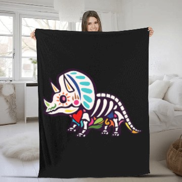 Discover Dinosaur Pet Triceratops Fleece Blankets