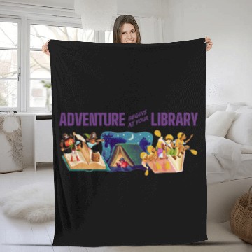 Discover Summer Reading Program 2024 Adventure Begins at Your Library 27 Fleece Blankets