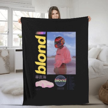 Discover Blond Frank Ocean Fleece Blankets