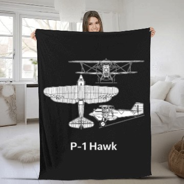 Discover Curtiss p1 hawk Curtiss Model 34 p 1 hawk plane Fleece Blankets