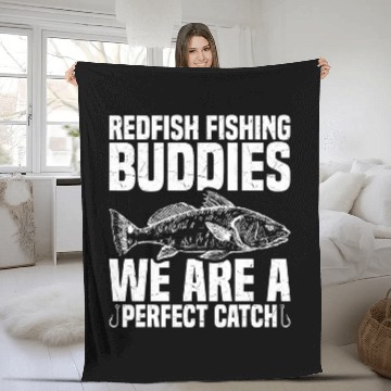 Discover Fishing Fun Redfish Fishing Essentials Accessories Redfish Fisherman Baseball Tees Fleece Blankets