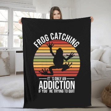 Discover Frog Pet Catching Frog Hunting Frog Pond Baseball Tees Fleece Blankets