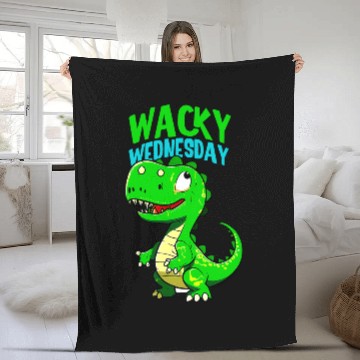 Discover Dinosaur Pet Wacky Wednesday Dinosaur Fun Cute Baseball Tees Fleece Blankets