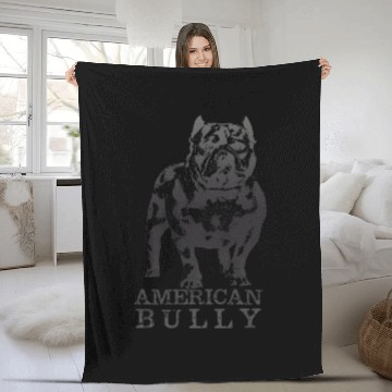 Discover American Bully Fleece Blankets