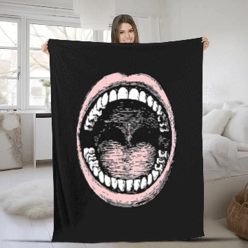 Discover Big Mouth Open Say Aaah dentists Perfect Gift Popular Design Baseball Tees Fleece Blankets