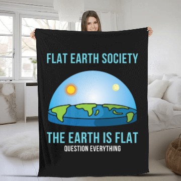 Discover Flat Earth Society 2Flat Earth Map Model Globe 21 Baseball Tees Fleece Blankets