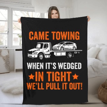 Discover Camel Towing Tow Truck Wrecker Operator Driver For Men Dad 24 Fleece Blankets