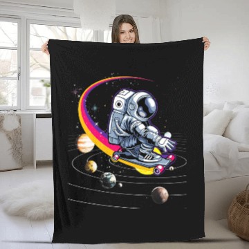 Discover Astronaut Job Space Skateboarding Moon Sun Planet Astronaut Baseball Tees Fleece Blankets