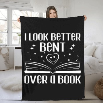Discover Book Fun I Look Better Bent Over A Book Lover Reading Club Matching 1 Baseball Tees Fleece Blankets