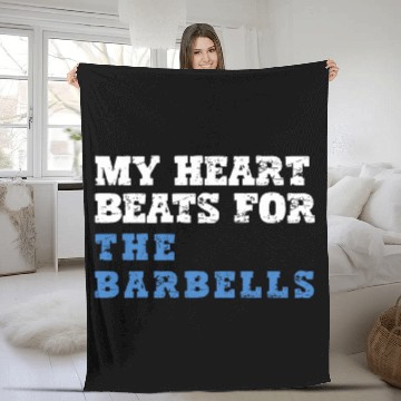 Discover Exercise Weightlifting Gym Quote for Fitness Instructors 22 Fleece Blankets