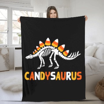 Discover Dinosaur Pet Skull Candy Corn Candysaurus Skeletons Dinosaur Halloween Baseball Tees Fleece Blankets