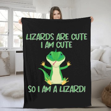 Discover Komodo Pet Cute Lizard Saying Lizards Are Cute Girl Baseball Tees Fleece Blankets