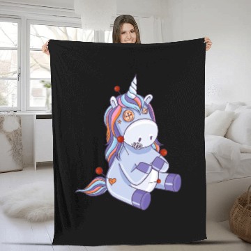 Discover Unicorn Pet Witchcraft Doll Magical Voodoo Dolls Fleece Blankets