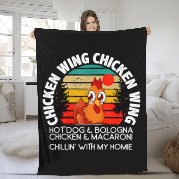 Discover Chicken Pet Wing Chicken Wing Hot Dog Bologna Macaroni Baseball Tees Fleece Blankets