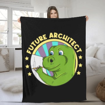 Discover Architect Job Kids Architecture Lover Design for your Future Architect Kid Fleece Blankets