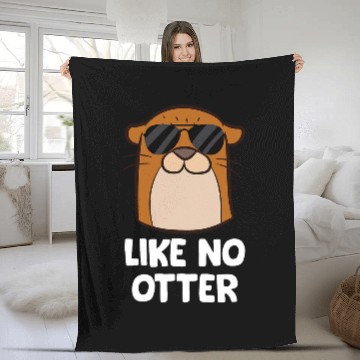 Discover Otter Pet Like No Otter Funny Sea Otter 7 Baseball Tees Fleece Blankets