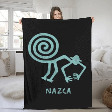 Discover Astronaut Job Nazca Lines 2Peru Geoglyph Astronaut Hummingbird Monkey Baseball Tees Fleece Blankets