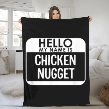Discover Chicken Pet Nuggets Costume Funny Easy Last Minute Fleece Blankets