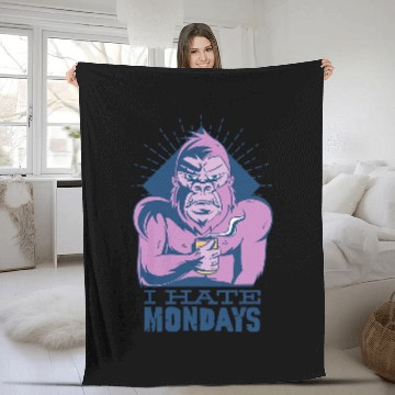 Discover Gorilla Pet Chimpanzee Gorilla hates Assembly Weekly Start Baseball Tees Fleece Blankets