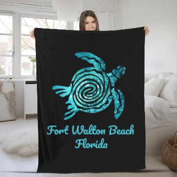 Discover Turtle Pet Marine Biology Fort Walton Beach FL Save The Fleece Blankets
