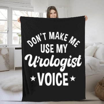 Discover Urologist Voice Urinary Tract Doctor Genitourinary Physician Baseball Tees Fleece Blankets