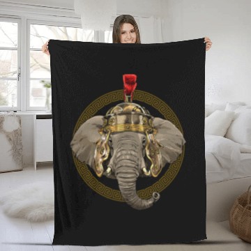 Discover Elephant Mammal Centurion Elephant Ancient Rome Roman Empire Elephant Lover Baseball Tees Fleece Blankets