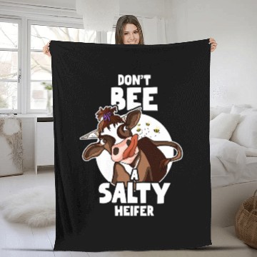 Discover Cow Pet graphic 2Funny heifer 2Funny cow Fleece Blankets
