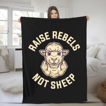 Discover Sheep Pet Raise Rebels Not Baseball Tees Fleece Blankets
