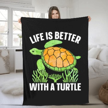 Discover Turtle Pet Life Is Better With A Turtle Sea Turtle Apparel Fleece Blankets