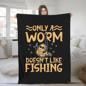 Discover Fishing Fun Worm fishing ocean fishing angling Baseball Tees Fleece Blankets
